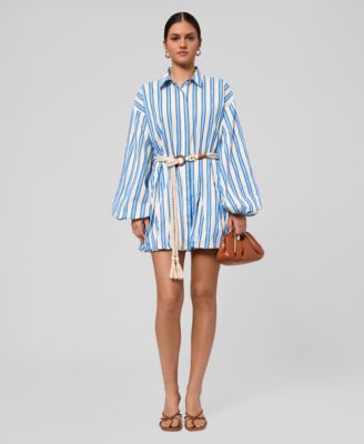 Women's Collared Neck Shirt Dress