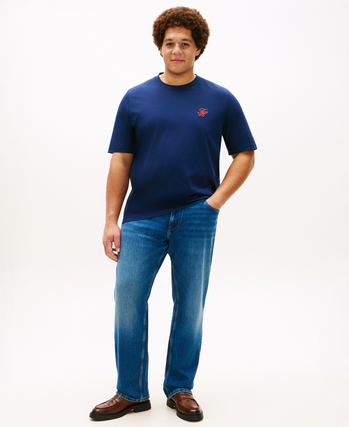 Tommy Hilfiger Men's Big & Tall Monogram Regular-Fit T-Shirt