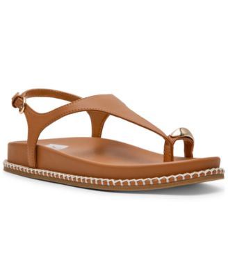 Women's Pacey Round Toe Ring Footbed Flat Sandals