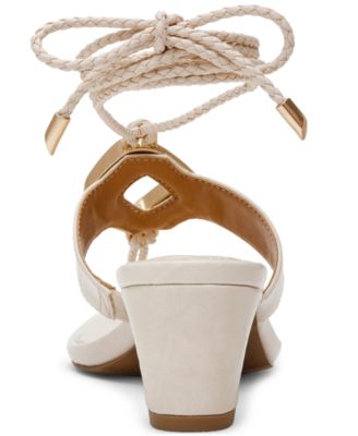 Women's Stanza Embellished Lace-Up Leg-Wrap Dress Sandals