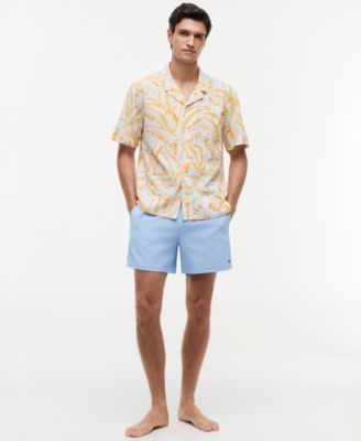 Men's Short-Sleeve Floral Print Woven Shirt