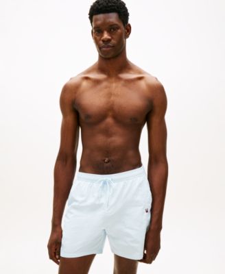 Men's Classic-Fit Drawstring Zip Pocket Swim Trunks