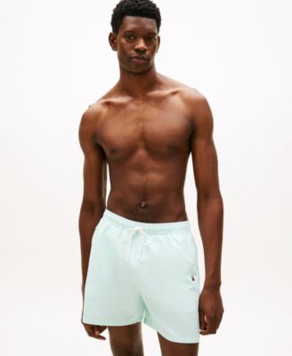 Men's Drawstring Zip Pocket Swim Trunks
