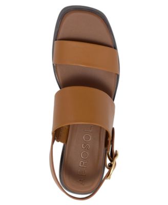 Women's Dove Low Heeled Square Toe Dress Sandals