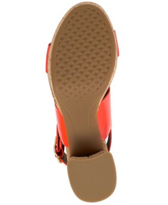 Women's Camera Open Toe Platform Sandals