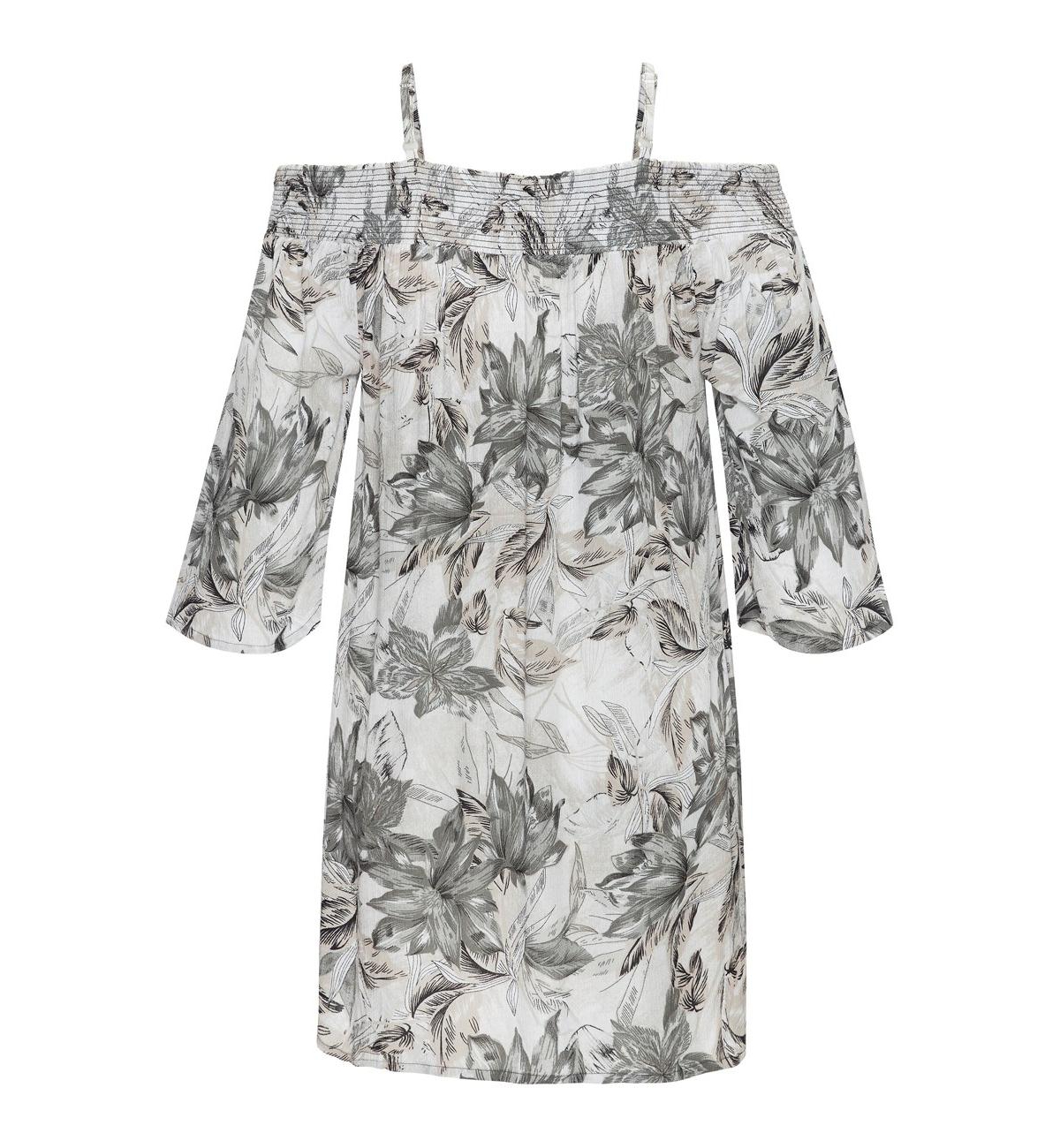 Lascana Women's Off The Shoulder Patterned Dress