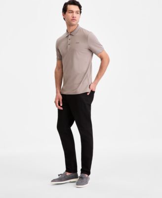 Men's Cotton-Blend Tipping Polo Shirt