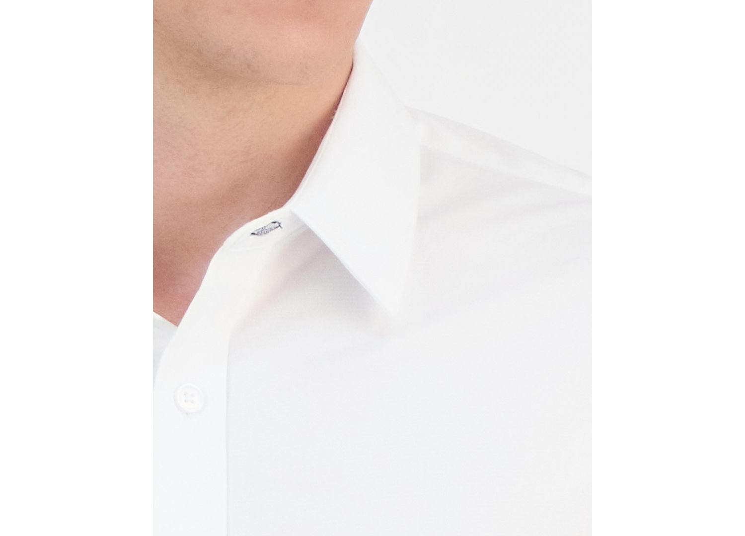 Men's Slim-Fit Performance Four-Way Stretch Dress Shirt