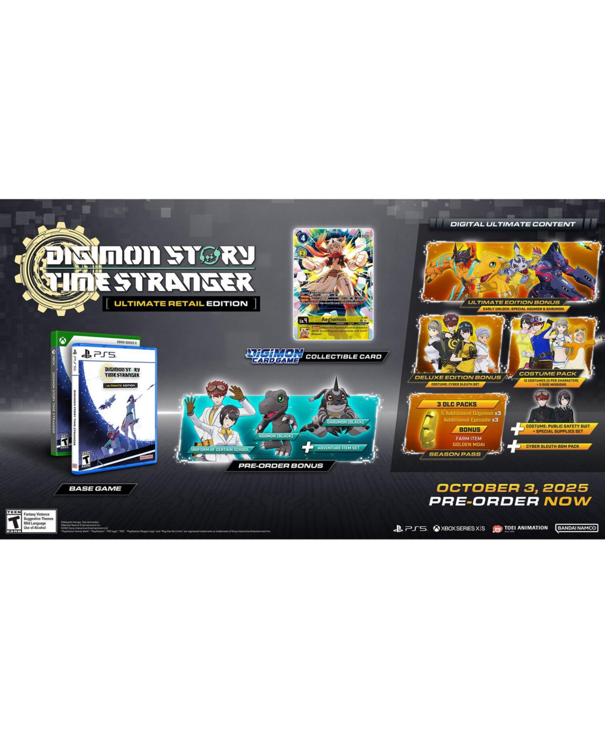 Bandai Namco Digimon Story: Time Stranger Ultimate Edition for Xbox Series X