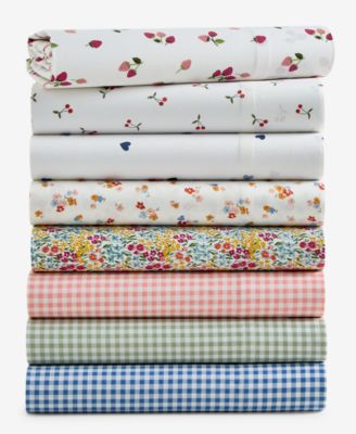 Printed Cotton Sateen Sheet Set