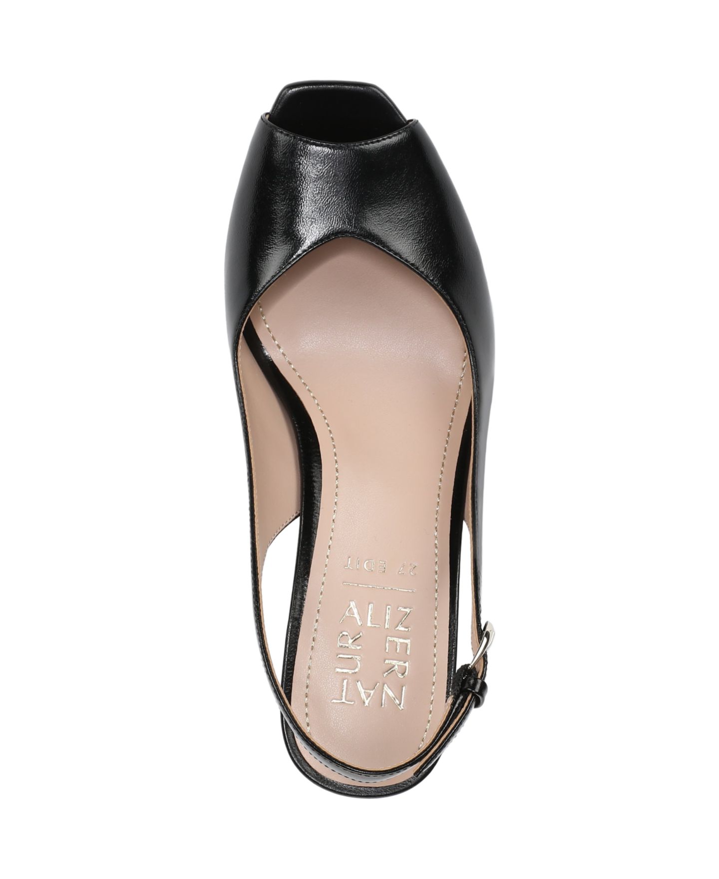 Женские сандалии 27 EDIT Naturalizer Alexa Stiletto Heel, цвет: Чёрный кожаный — фото 4