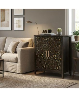 farmhouse buffet sideboard cabinet with storage, 32" modern coffee bar cabinet adjustable shelves, ideal for living spaces