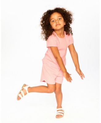 Baby Girls Crinkle Jersey T-Shirt Off