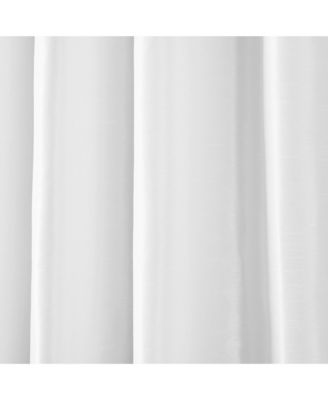 Lush Decor Venetian Light Filtering Window Curtain Panel Single 54"W x 84"L White - Drapes - White Curtains For Bedroom - Living Room Curtains