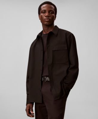 Men's Travel Twill Regular-Fit Shirt