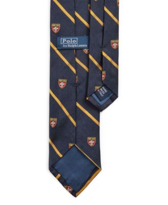 Men's Striped Silk Narrow Club Tie