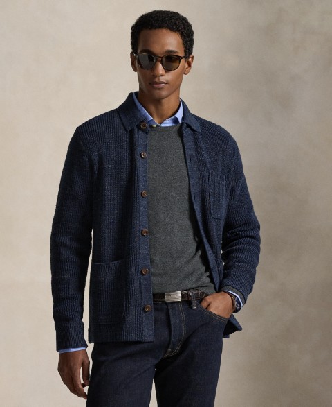 Мужские Polo Ralph Lauren Men's Collared Button-Front Cardigan