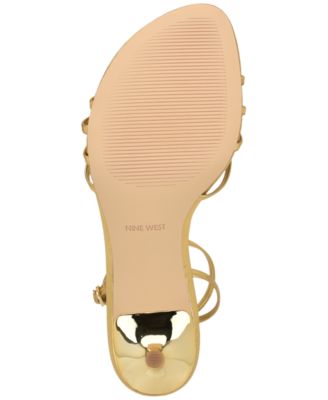 Women's Gazey Round Toe Strappy Dress Sandals