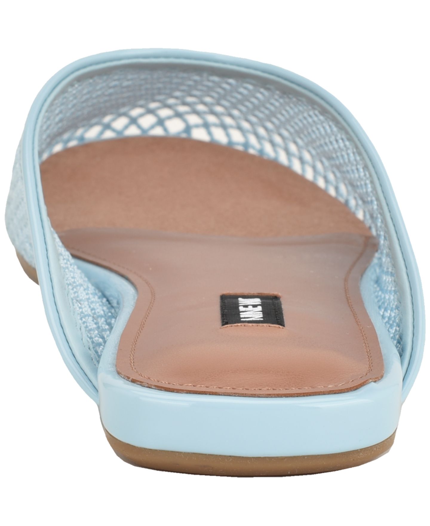Женские сабо Nine West Daniela Mesh Round Toe Slip-On Mules, цвет: Светлый синий — фото 3