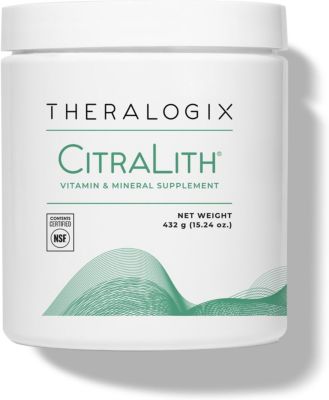CitraLith Canister Vitamin & Mineral Supplement - 90-Day Supply - Kidney Health Support for Healthy Kidney Function - NSF Certified