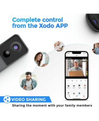 Xodo VD2 Smart Wi-Fi Wireless Video Doorbell with 2K QHD Camera and Chime