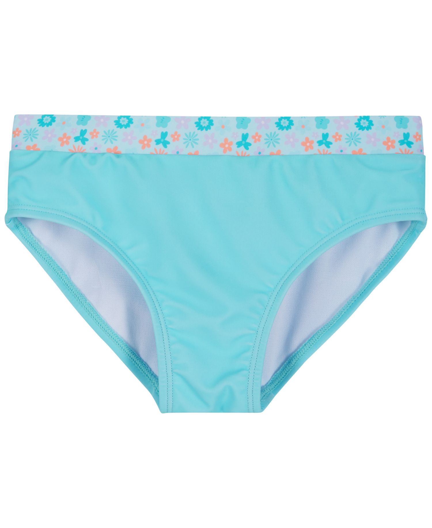 Girls' 2T-5 Long-Sleeve Rash Guard & Bottoms 2-Piece Set