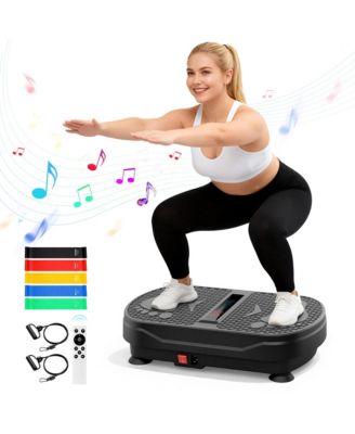 Vibration Plate Exercise Machine with Remote Control and Bluetooth