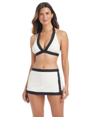 Women's I'm With The Band Halter Bikini Top and Skirted Boy Shorts