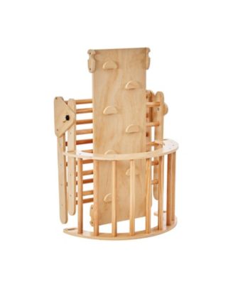 5-in-1 Pikler Triangle Climber with Ramp & Arch