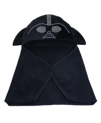 Baby Boys Star Wars Darth Vader Black Luxury Cotton Hooded Bath Towel