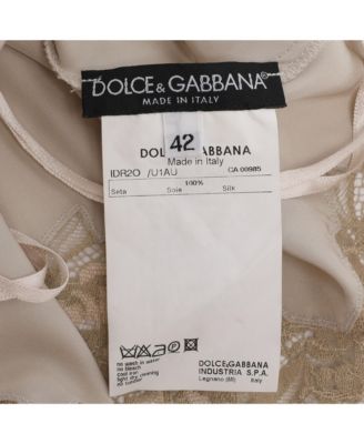 Women's Grey Satin And Lace Mini Dress