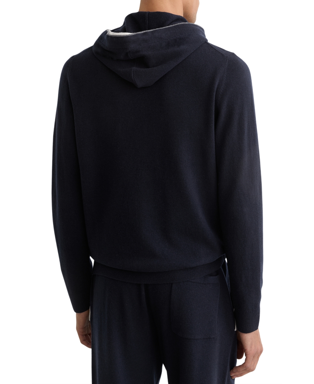 Reiss Men's Merino Wool Tipped Hoodie
