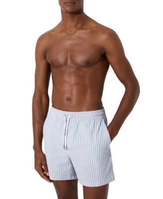 Men's Seersucker Stripe Swim Shorts