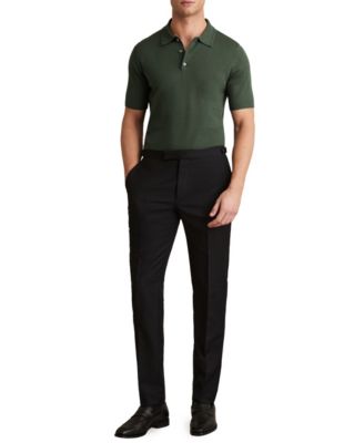 Men's Merino Wool Short-Sleeve Polo Shirt