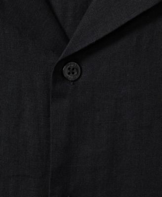 Men's Linen Cuban-Collar Shirt