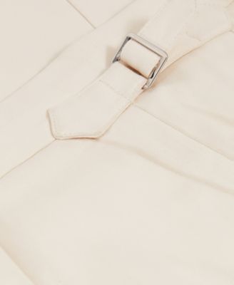 Men's Stretch-Cotton Tapered Trousers