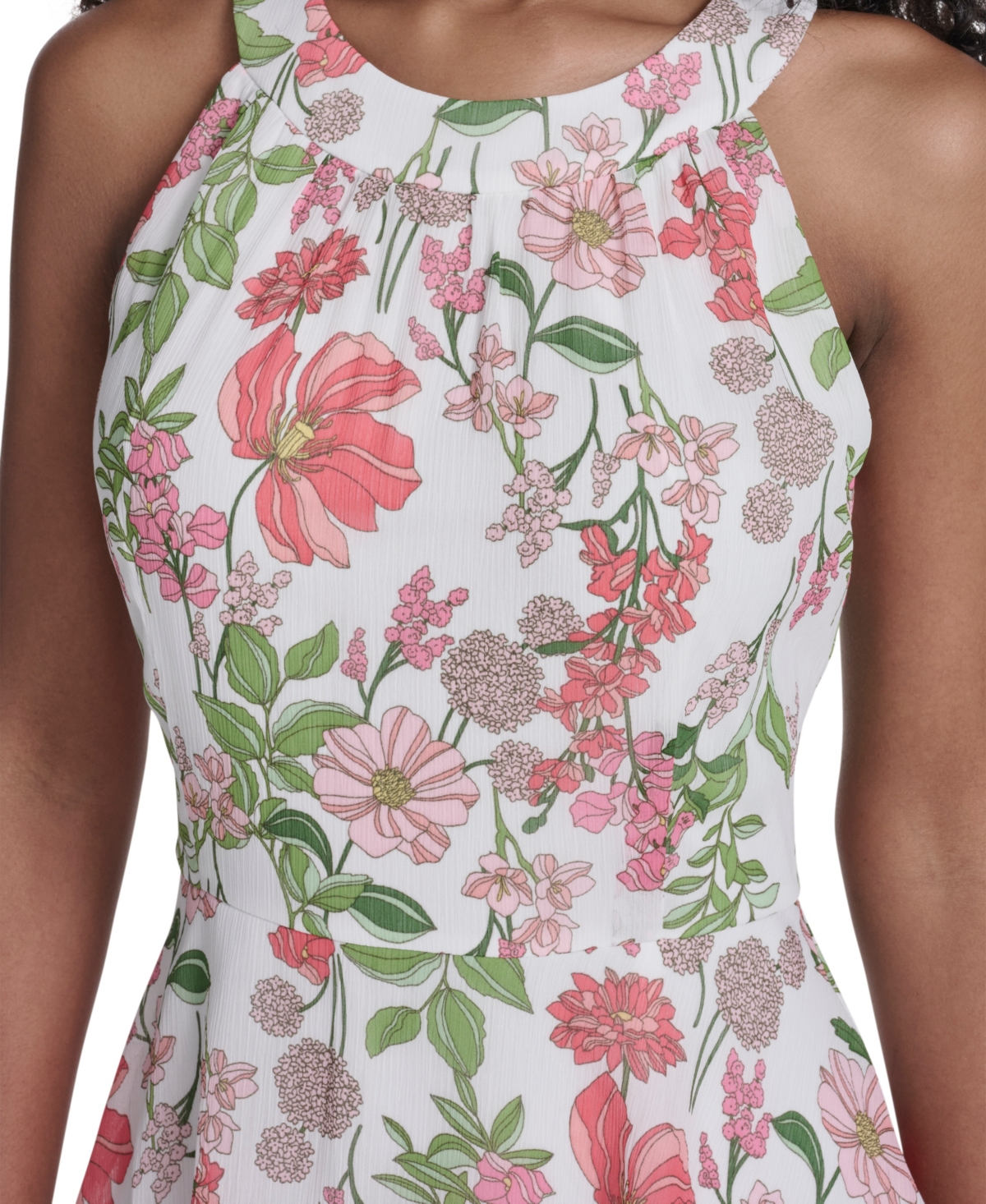 Tommy Hilfiger Women's Halter Neck Maxi Dress