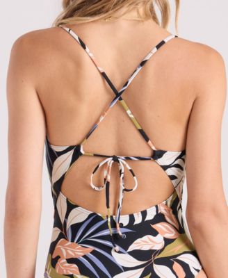 Women's Distant Tropic Scoop Neck One-Piece Swimsuit