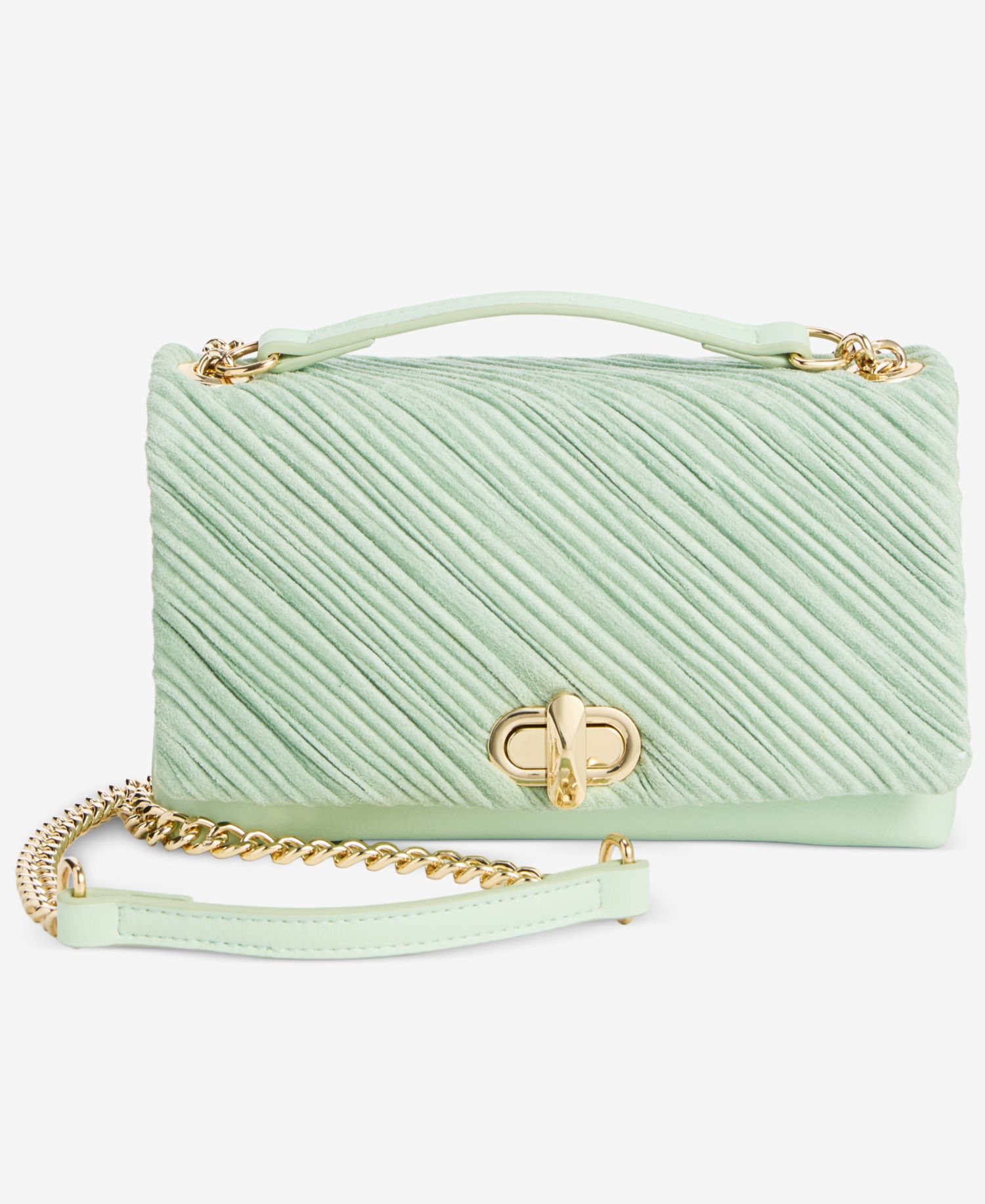 Mini Ajae Ruched Suede