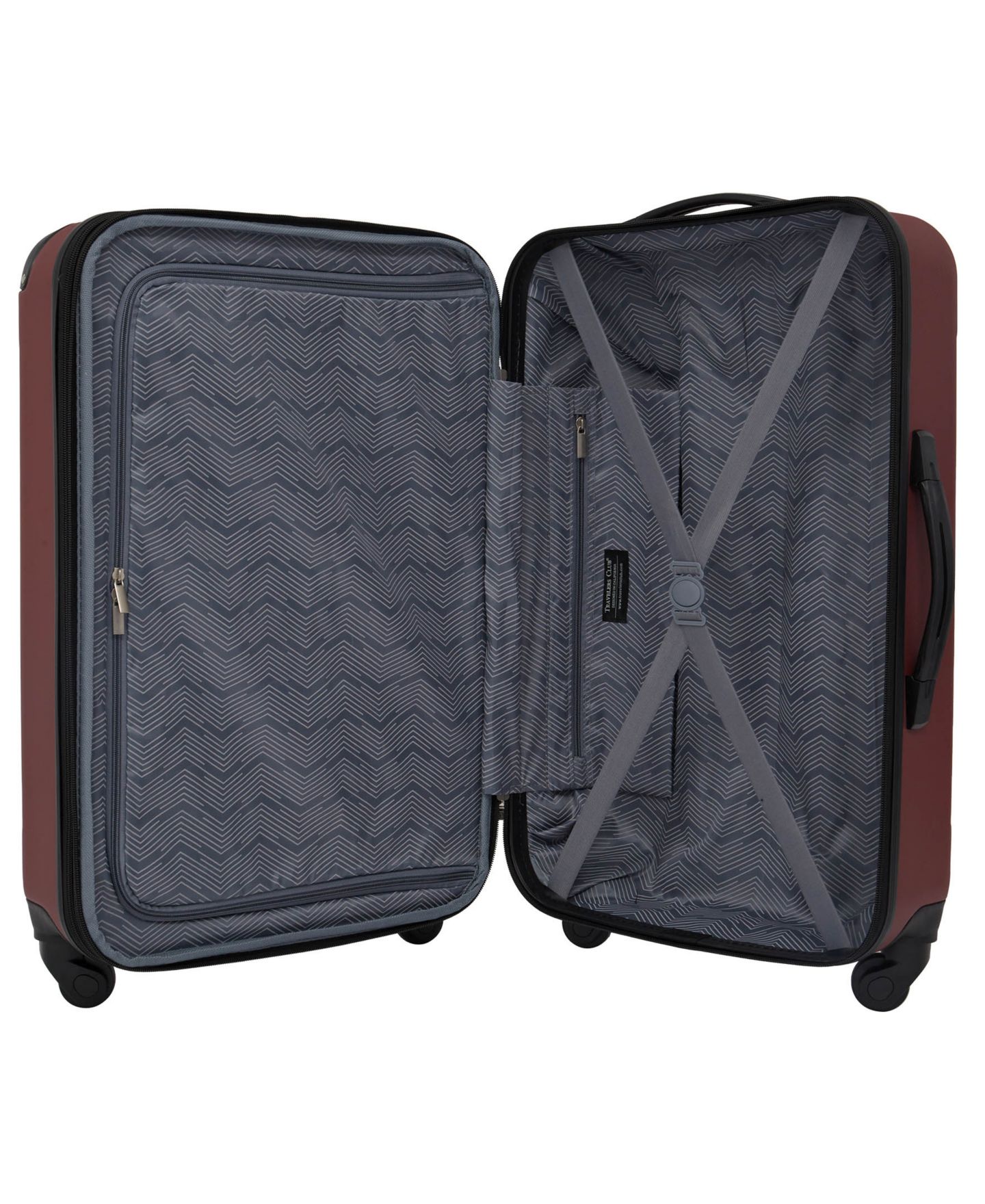 Чемоданы Travelers Club Chicago 5-Piece Hardside Luggage Set, цвет: Сливочный — фото 9