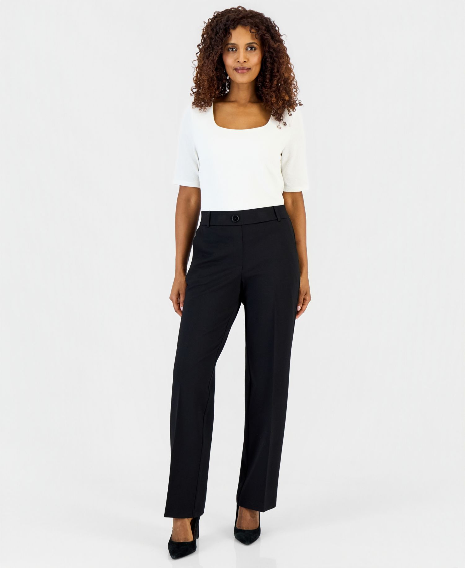 Women’s Audrey Pull-On Ponte Wide-Leg Trouser