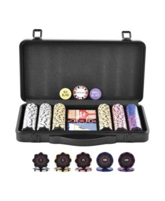 300-Piece Poker Chip Set with Case and Casino-Style Chips