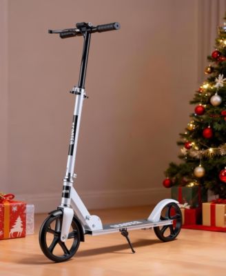 Lightweight Foldable Kick Scooter for Kids 8+ & Teens, Dual Suspension with 8" Wheels, Wide Deck, Supports Up to 330 lbs