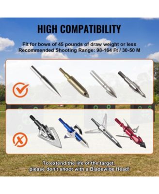 Archery Target 16"x18" Portable Foam Target with Carry Handle