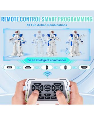 Gesture Sensing RC Robot with Programmable Actions & Smart Features