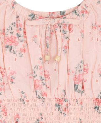 Girls' 7-16 Floral Print Top and Skort, 2-Piece Set