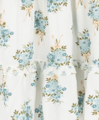 Girls' 7-16 Mix-Print Ruffle Tier Maxi Dress & Bag