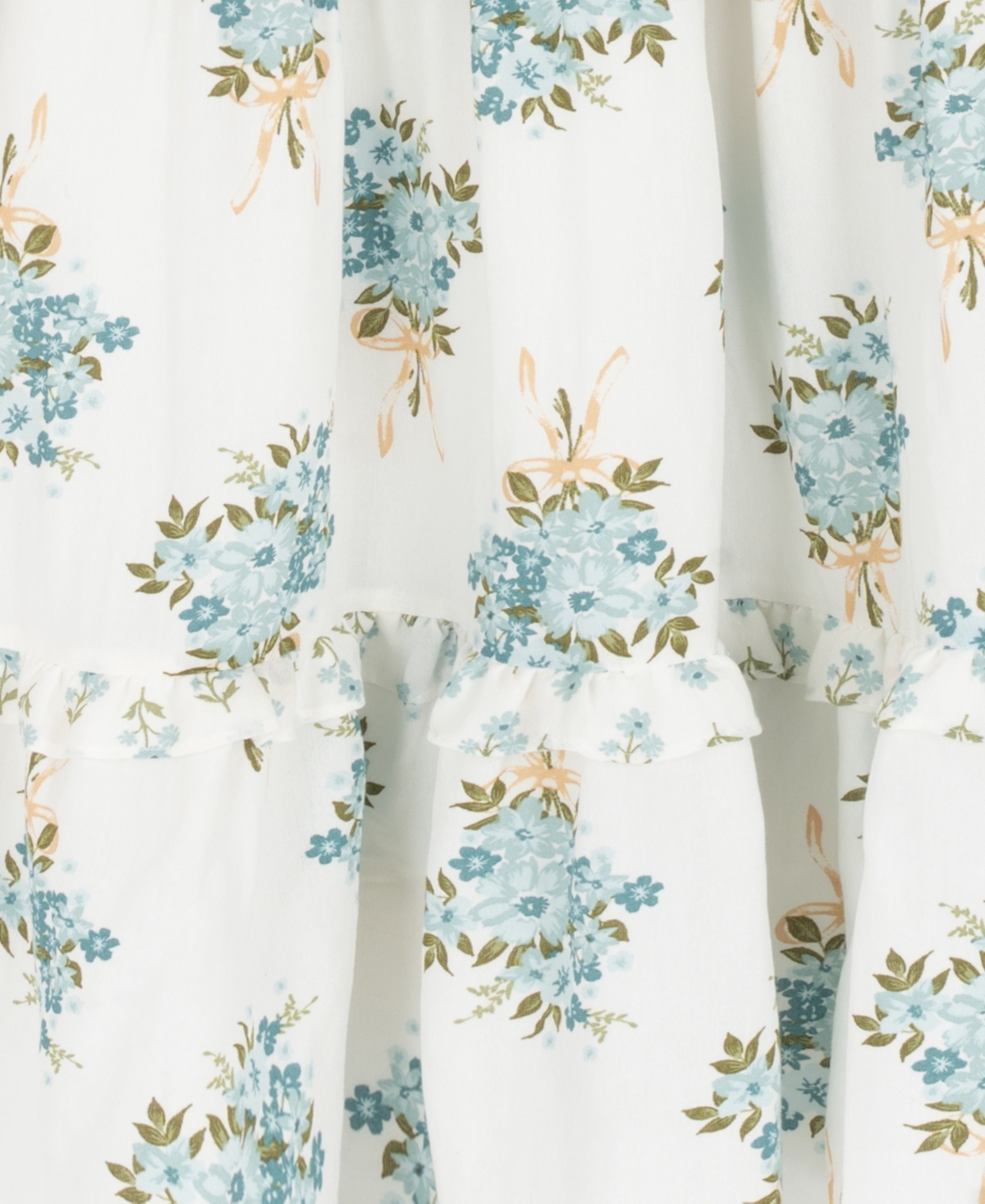 Rare Editions Girls' 7-16 Mix-Print Ruffle Tier Maxi Dress & Bag