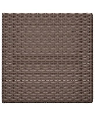 Medium Foldable PE Rattan Bistro Table