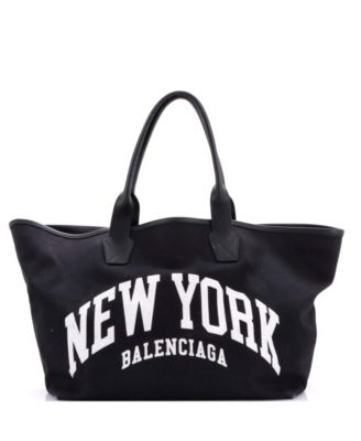 Large Cities Jumbo Tote Printed Canvas